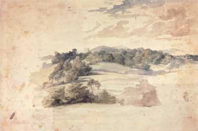 Anthony Van Dyck Hilly landscape with trees (mk03)